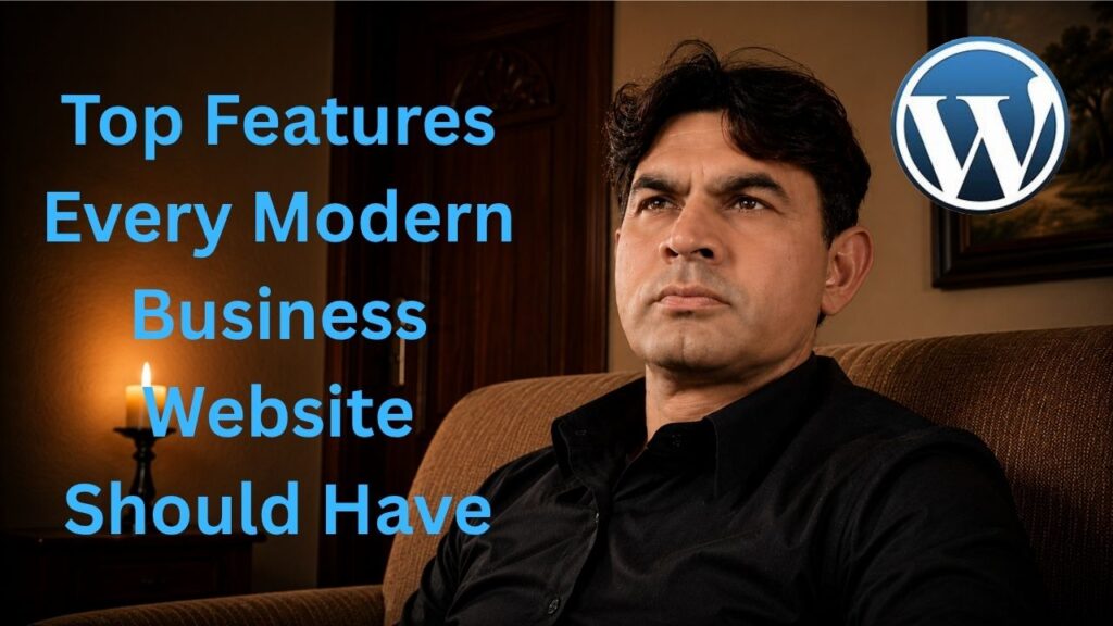 Modern business website displayed on desktop and mobile devices with responsive design, fast performance, SEO optimization, and professional web development features.